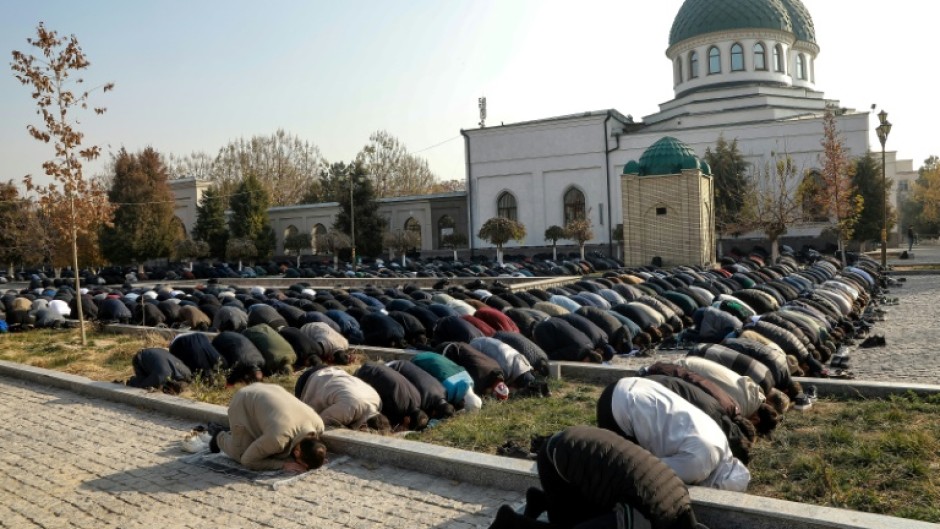 People across Uzbekistan held mass prayer sessions to call for rain in the country that has suffered severe droughts