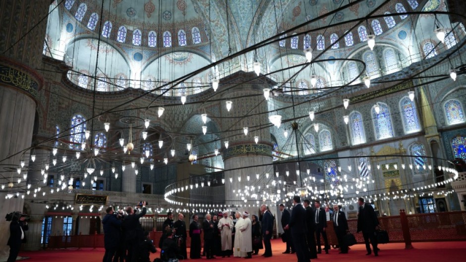 Liked several of his predecessors, Pope Leo XIV paid a visit to Sultan Ahmed mosque, better known as the Blue Mosque for the tiles lining its interior