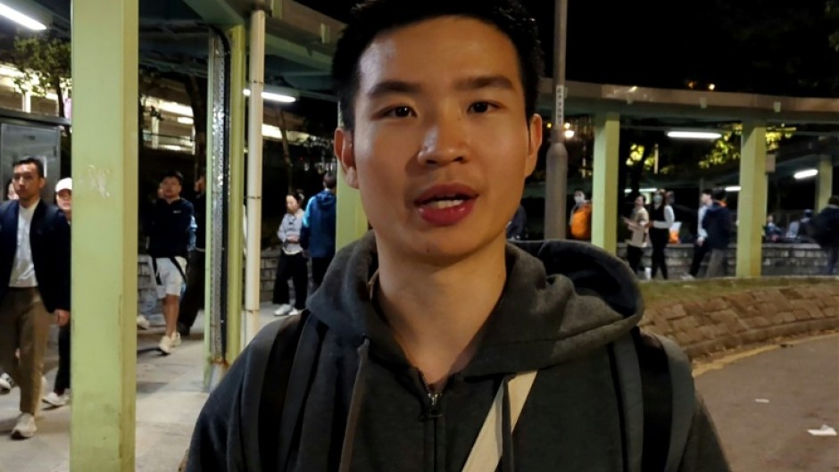 Student Miles Chan urged Hong Kong people to demand accountability after an inferno in a residential tower block killed at least 128 people