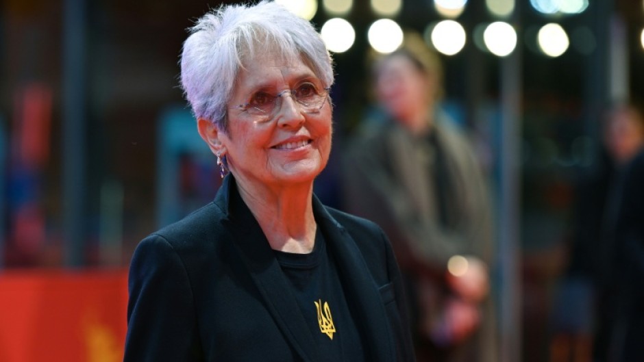 Joan Baez last recorded a song in 2018, "Whistle Down the Wind"