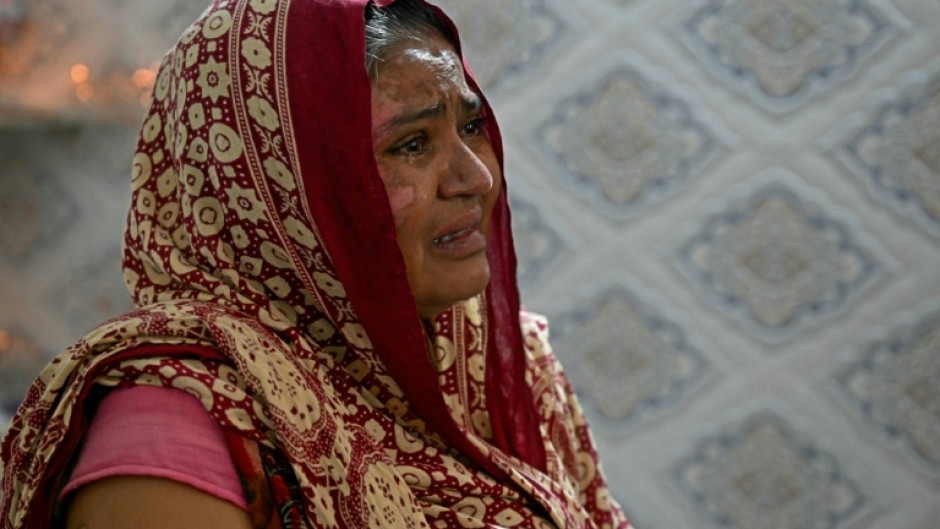 Sita Patni was left with burn scars from trying to pull her son from the flames after the Boeing aircraft crashed in India's Ahmedabad