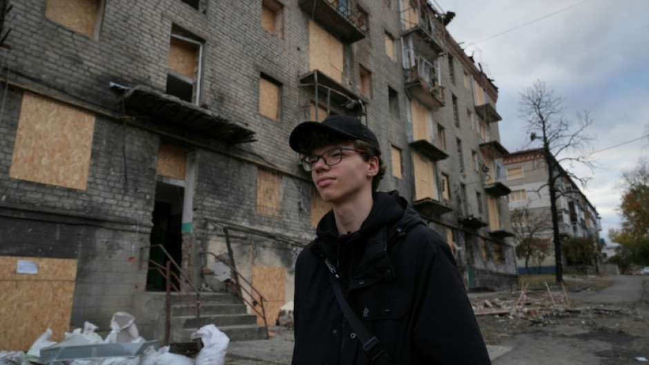 Growing up amid the ruins:Bohdan Levchykov, 15, in his hometown Balakliia