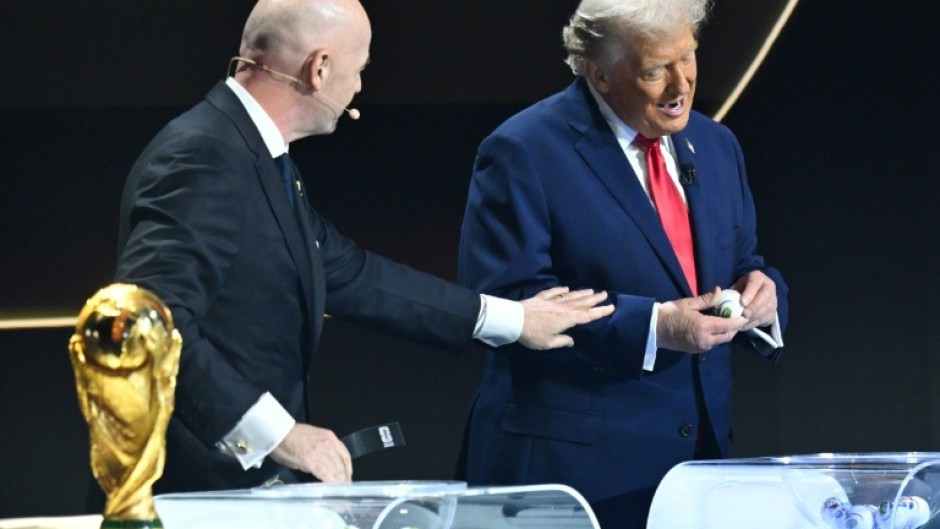 US President Donald Trump took part in last week's World Cup group stage draw
