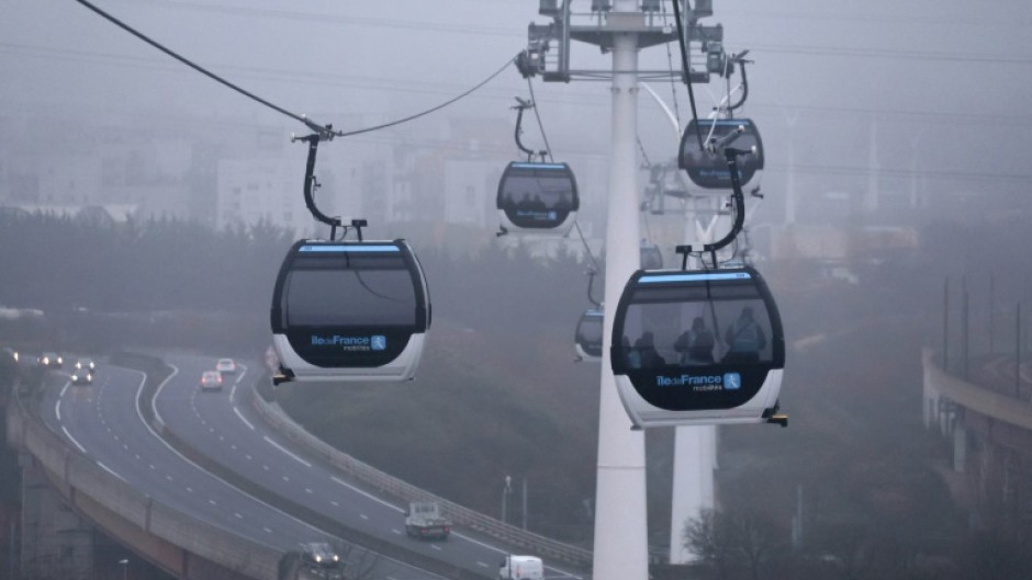French officials launch the first urban cable car in the region of Ile-de-France