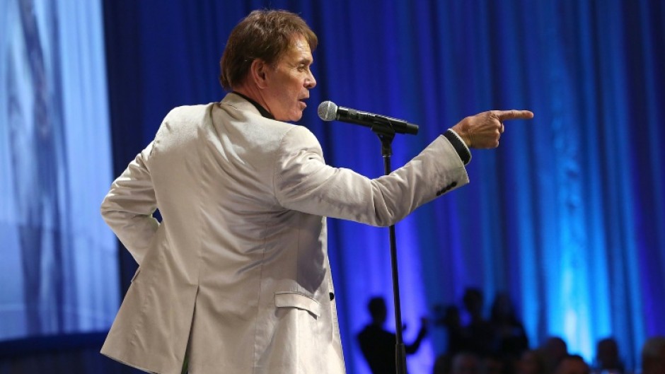 UK singer Cliff Richard performs in California in 2017