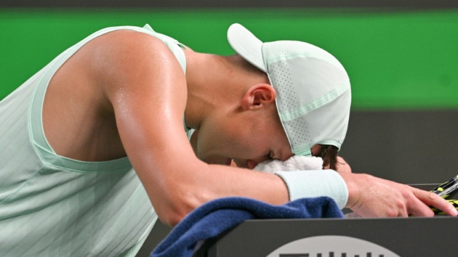 Denmark's Holger Rune during the Shanghai Masters tennis in October