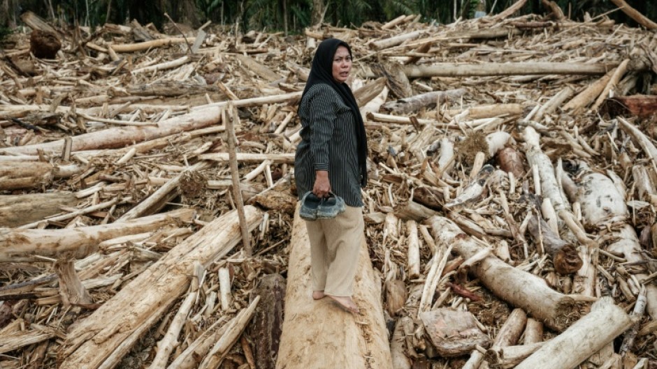 When Nurlela Agusfitri returned to her home on Indonesia's Sumatra island after fleeing deadly floods, there was nothing left