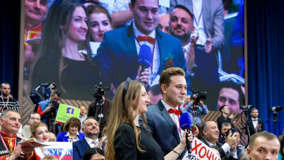 A journalist proposed to his girlfriend during Putin's end-of-year press conference