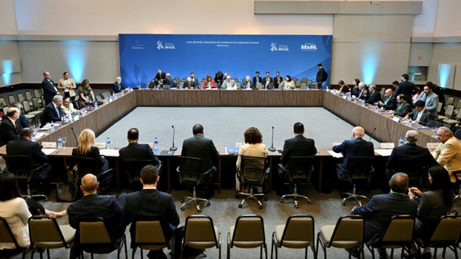 The Mercosur meeting started with ministerial talks in southern Brazil's Foz de Iguacu, home to one of the world's largest waterfall systems on the border with Argentina