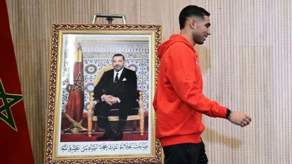 Morocco's star player Achraf Hakimi appeared before media on Saturday, on the eve of the opening game at the Africa Cup of Nations in Rabat