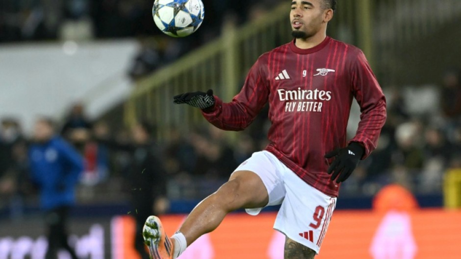 Arsenal forward Gabriel Jesus was out of action for 11 months