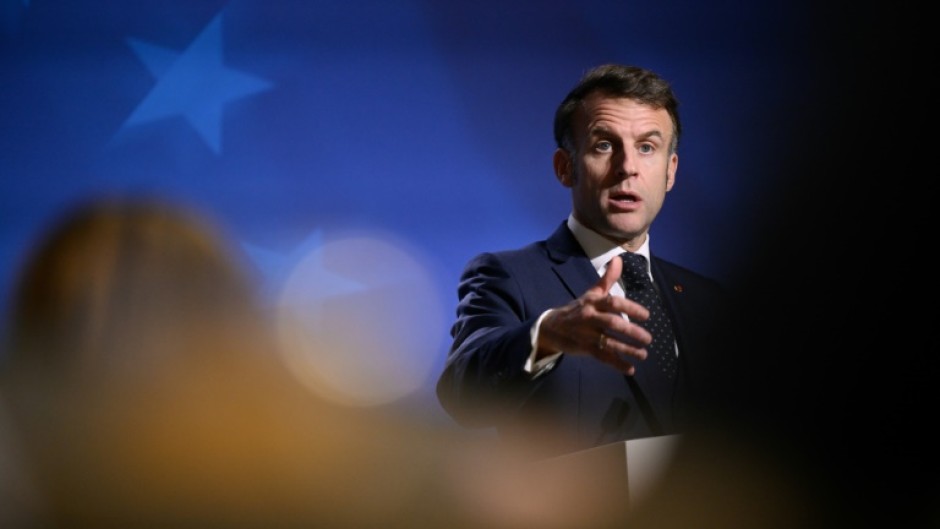 French President Emmanuel Macron condemned the move as 'intimidation and coercion'