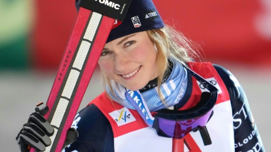 Mikaela Shiffrin after her slalom victory in Semmering
