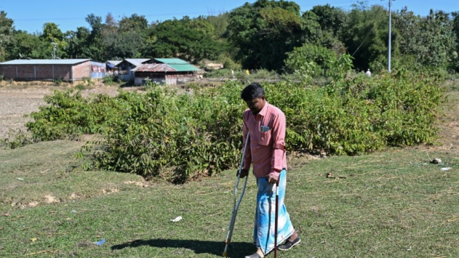 In the dense hill forests along Bangladesh's border with war-torn Myanmar, villagers are losing limbs to landmines