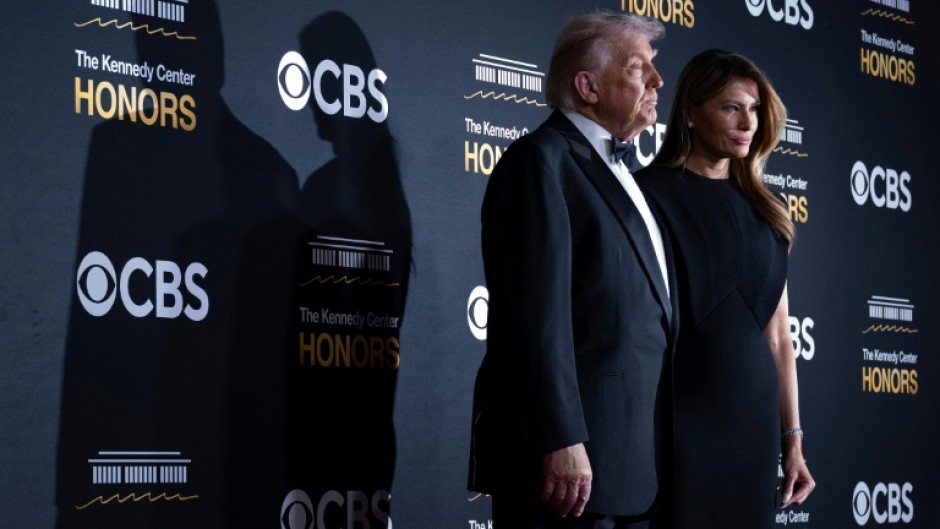 US President Donald Trump attended the awards ceremony with First Lady Melania Trump