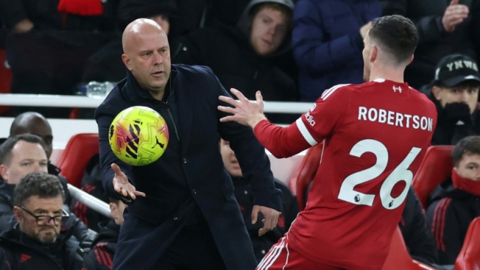 Arne Slot's Liverpool are fourth in the Premier League at the halfway point of the season