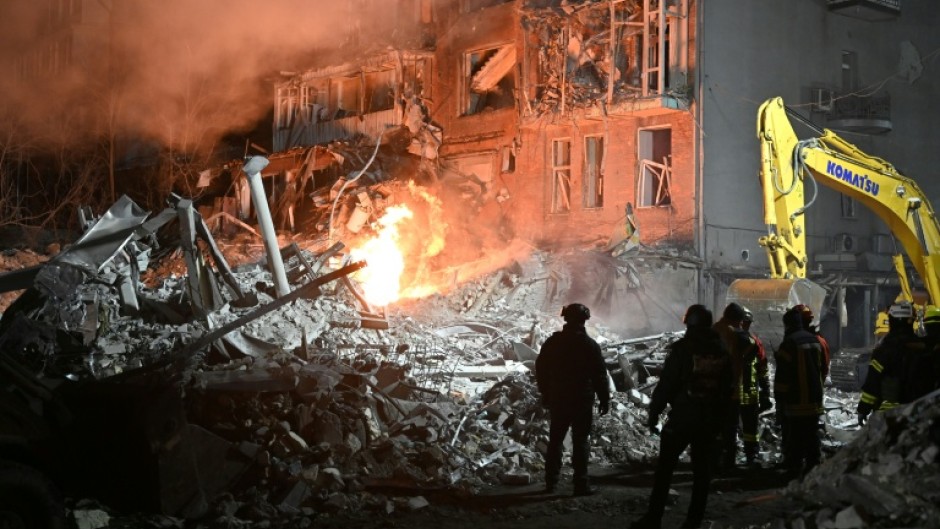 Moscow is keeping up its aerial barrage of Ukraine