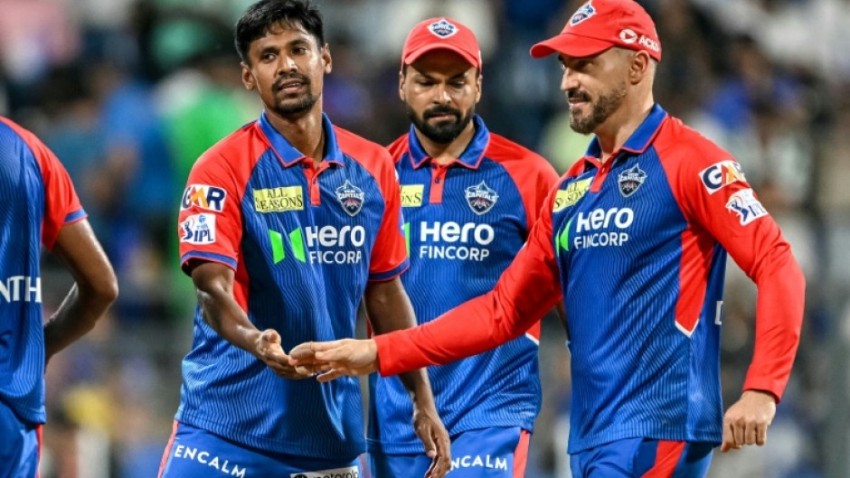 Mustafizur Rahman (L) during his time with Delhi Capitals