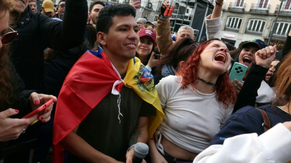The Venezuelan diaspora is one of Spain's largest, and many of its members celebrated the US capture of Nicolas Maduro