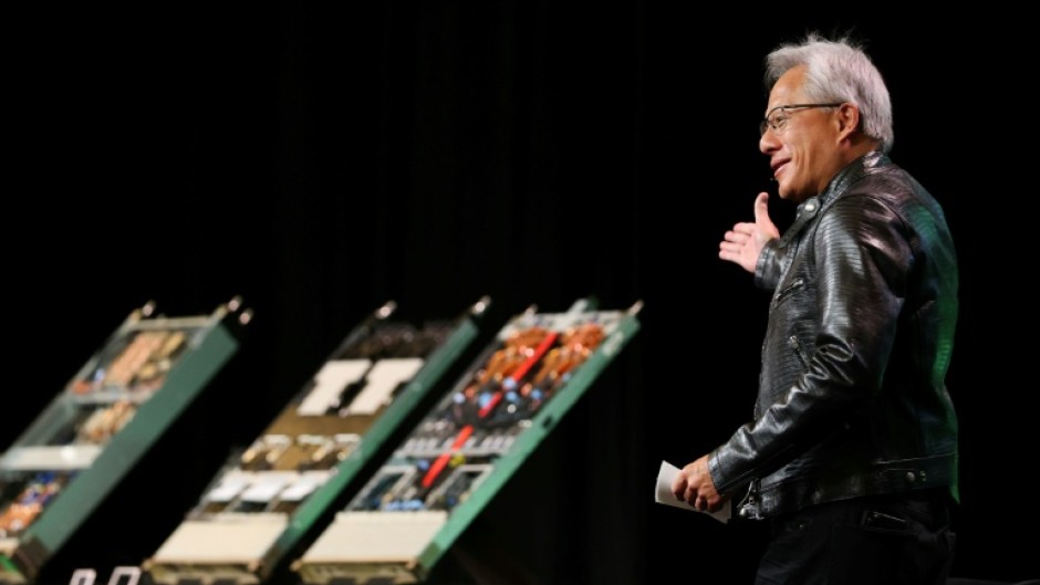 Nvidia founder and CEO Jensen Huang speaks at the annual Consumer Electronics Show, in Las Vegas, Nevada