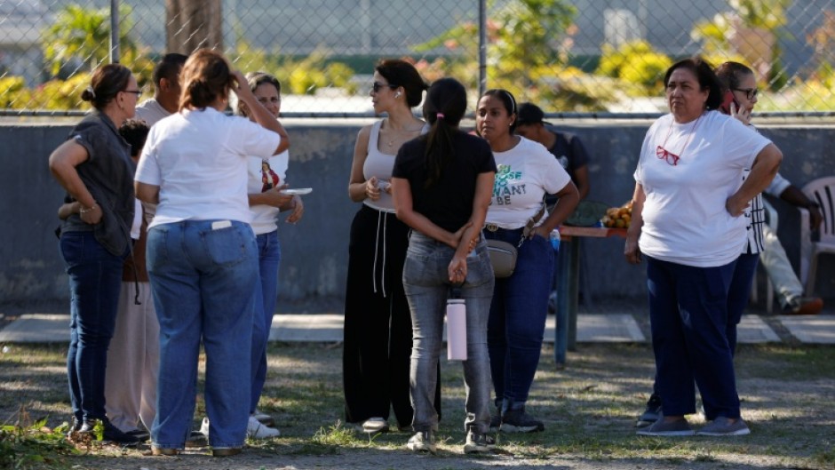 Relatives of prisoners waited in front of El Rodeo jail in Caracas