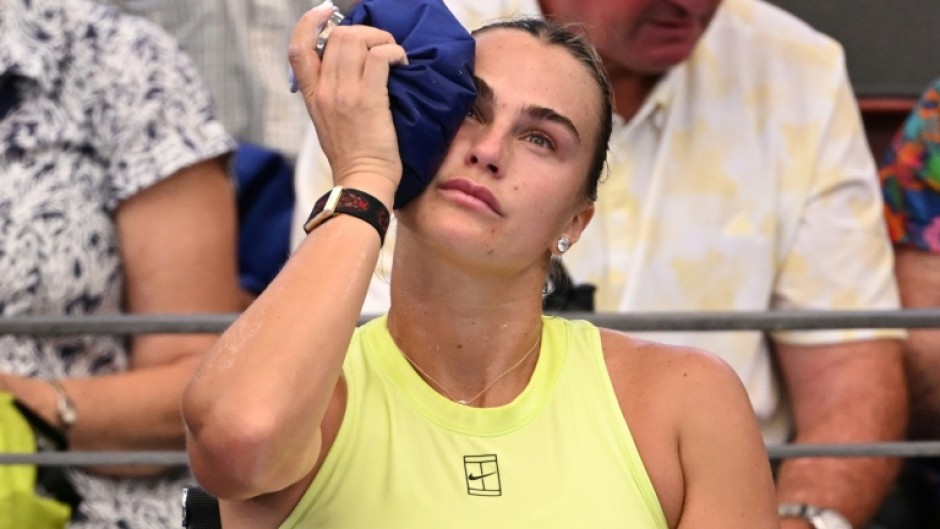 Aryna Sabalenka in Brisbane on Thursday