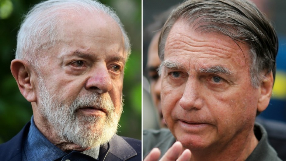 Brazil's left-wing President Luiz Inacio Lula da Silva (left) has vetoed legislation dramatically reducing the prison sentence of his far-right nemesis Jair Bolsonaro (right)