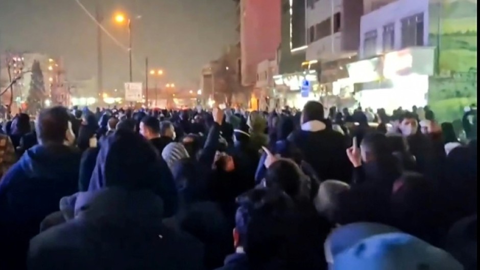 The protetss were the biggest in Iran in years