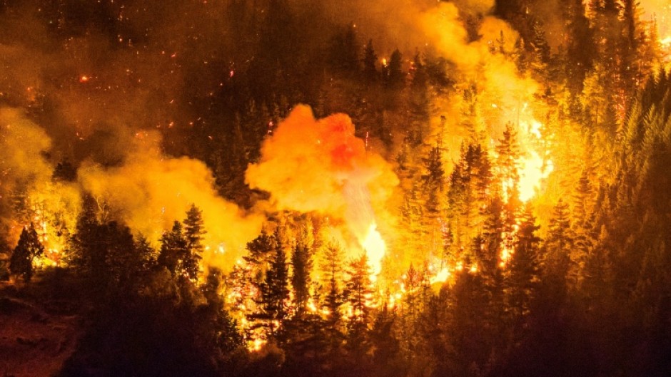 Fires have raged for days in Chubut province, Argentina