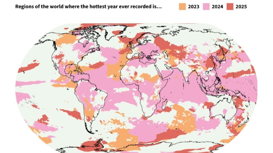 The three hottest years ever recorded
