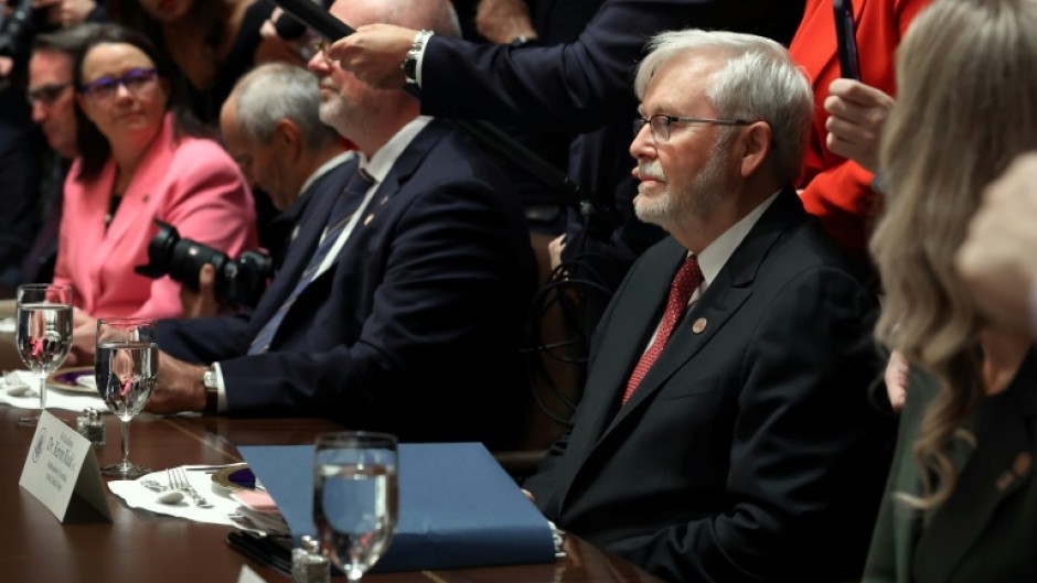 Australia's ambassador to the United States, Kevin Rudd, is leaving his post