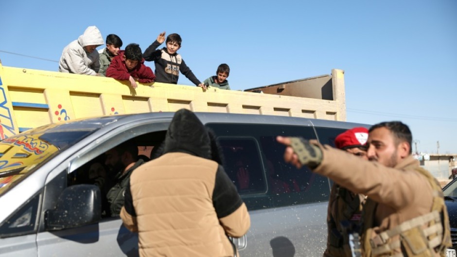 Damascus has accused the SDF of preventing people from leaving