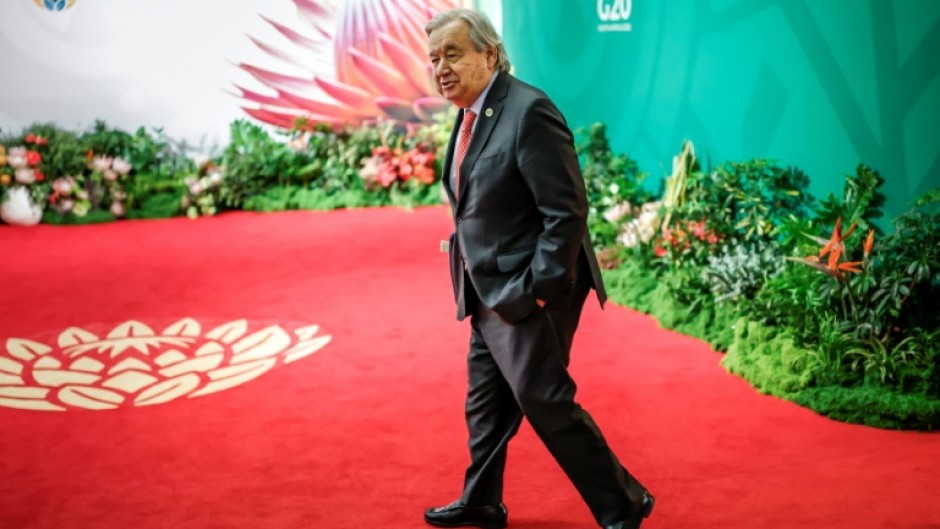 UN Secretary-General Antonio Guterres was giving his last annual speech setting out priorities for the year ahead