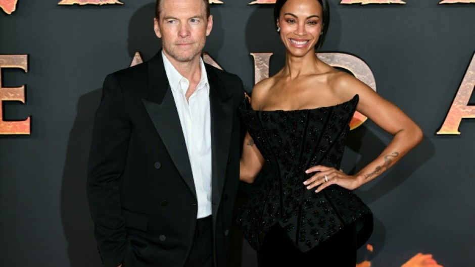 Australian actor Sam Worthington and US actress Zoe Saldana star in 'Avatar: Fire and Ash'