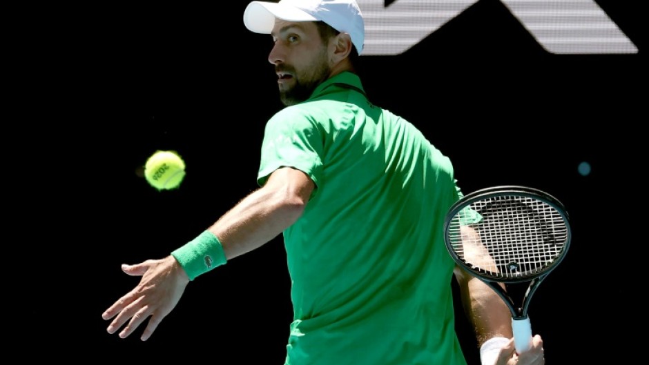 Novak Djokovic put on a show against Italy’s Francesco Maestrelli