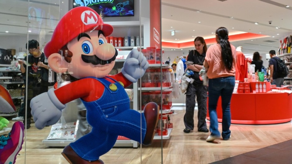 Shares in Japanese game giant Nintendo soared more than six percent after on a report showing blockbuster sales of the company's Switch 2 console