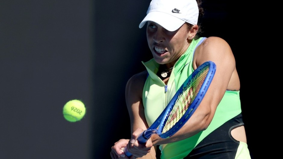 Madison Keys hits a return to Czech Republic’s Karolina Pliskova