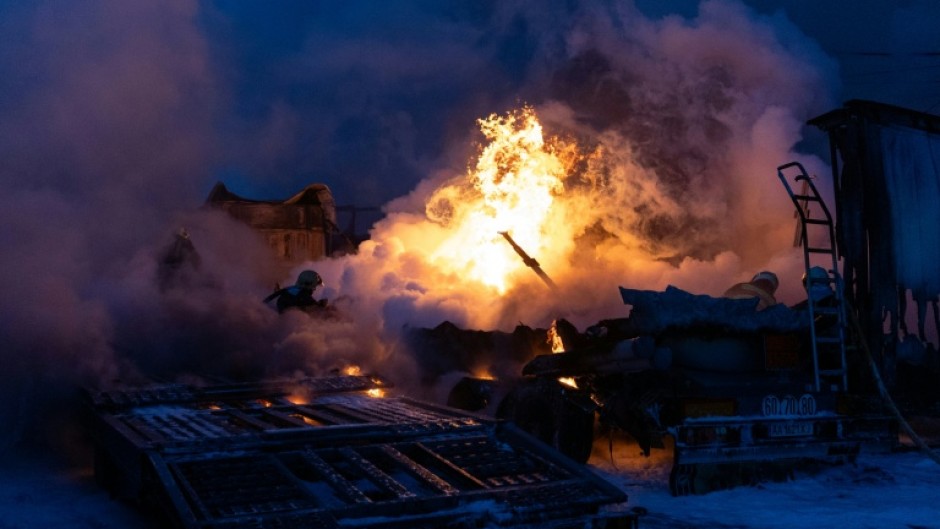 Ukraine said Russia's strikes also hit the 'negotiation table' in Abu Dhabi