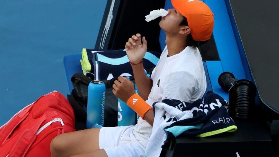 Learner Tien thrashed Daniil Medvedev at the Australian Open despite needing treatment for a nosebleed