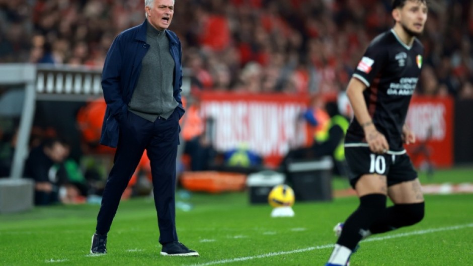 Benfica's Portuguese head coach Jose Mourinho is up against his former side Real Madrid in a big Champions League clash on Wednesday