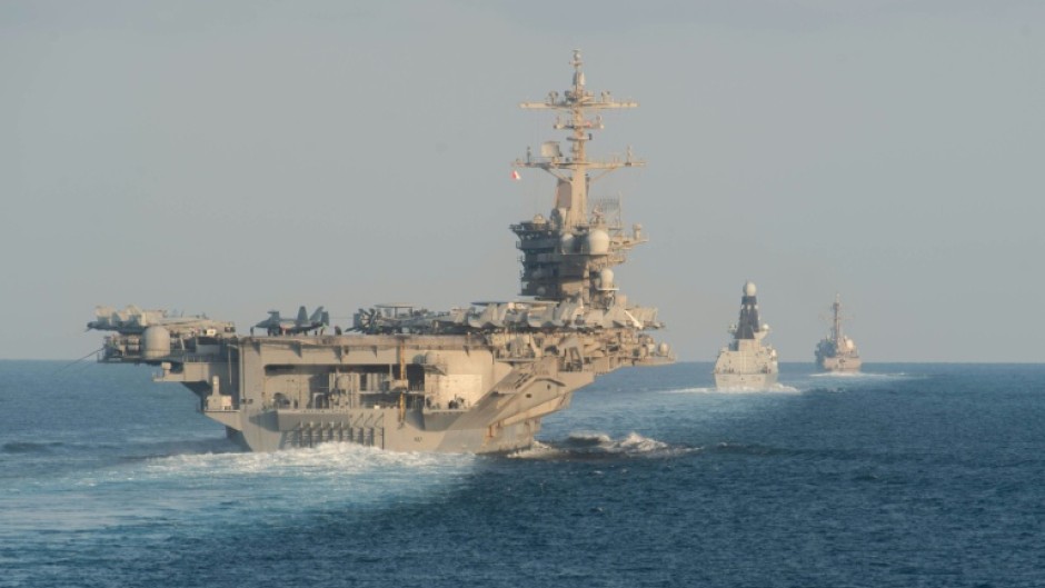 A US aircraft carrier has deployed to the Middle East