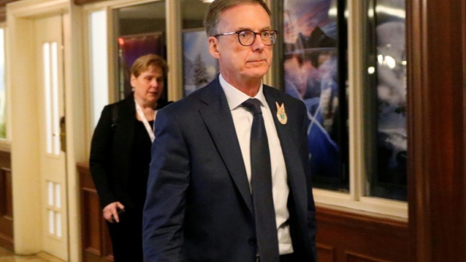 Canada's Central Bank Governor Tiff Macklem at a G7 meeting last year