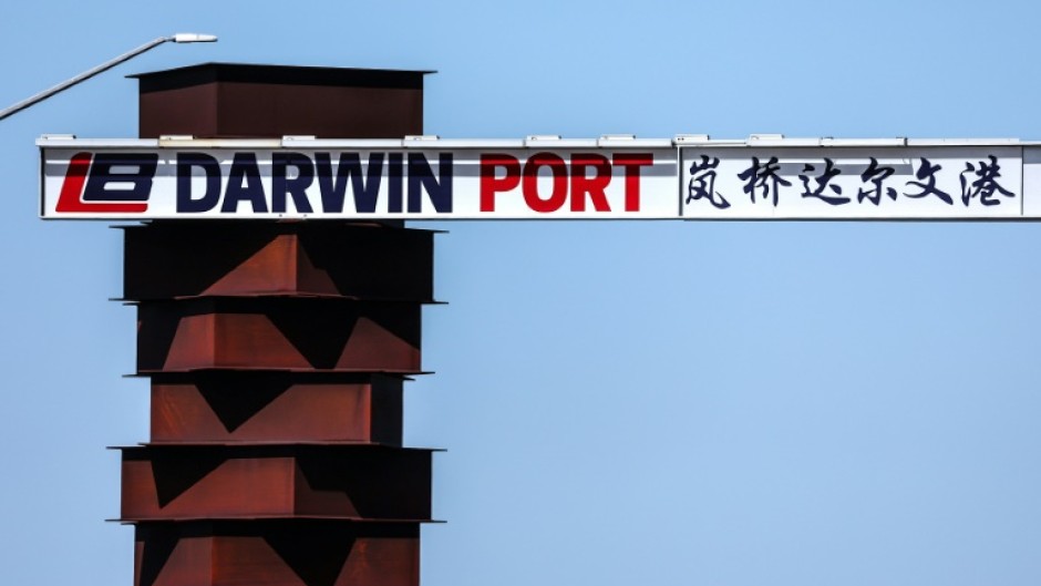 China's Landbridge group was granted a 99-year lease on the Port of Darwin in 2015.