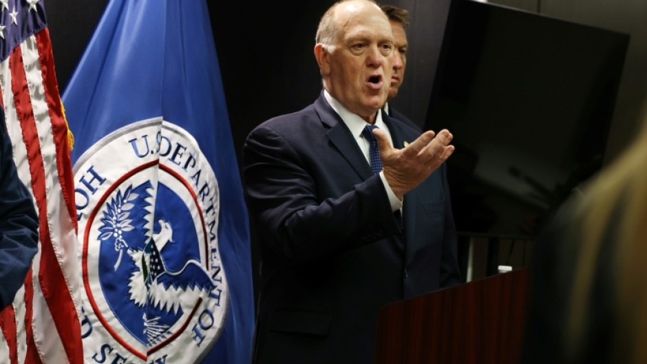 Border chief Tom Homan holds his first news conference in Minneapolis after taking over immigration enforcement operations in the Minnesota city