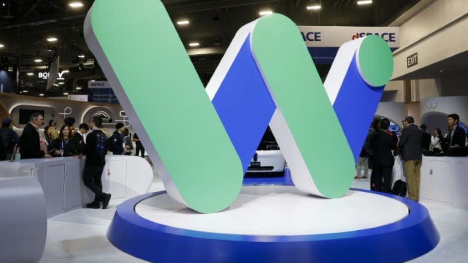 The Waymo booth at the annual Consumer Electronics Show in Las Vegas this month
