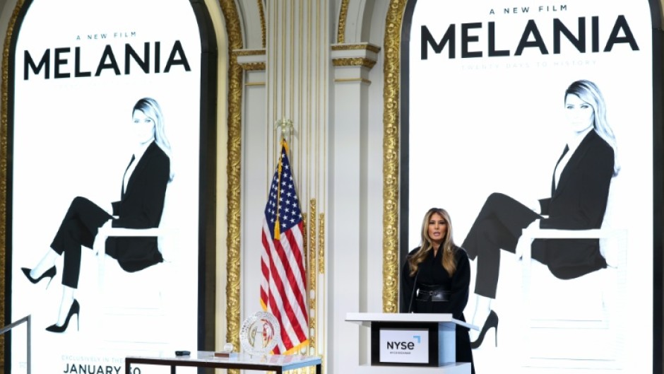 First Lady Melania Trump's self-titled film opens at US theaters on Friday