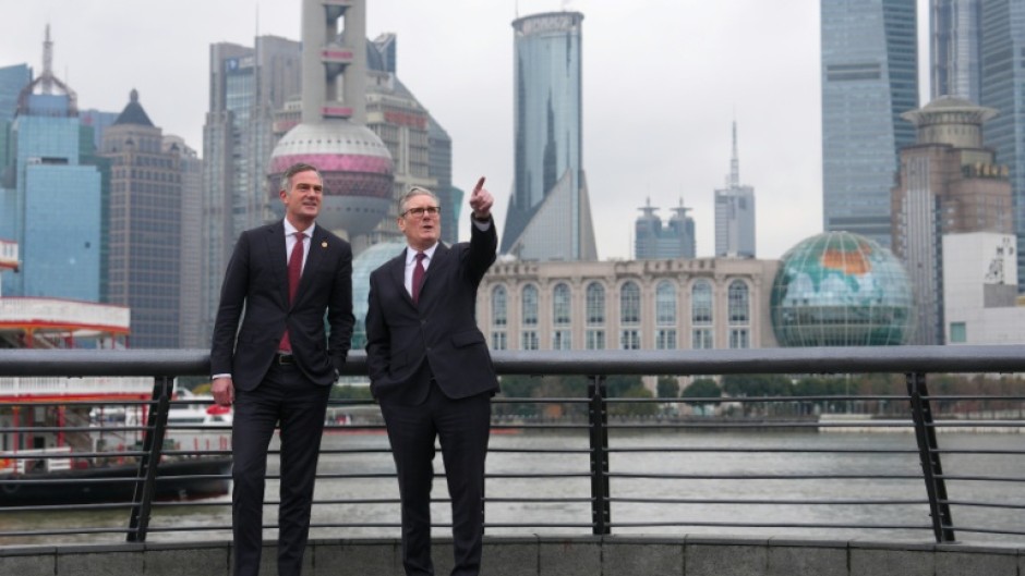 Starmer (R, with Secretary of State for Business and Trade Peter Kyle) is one of many Western leaders pivoting towards Beijing in the face of US volatility