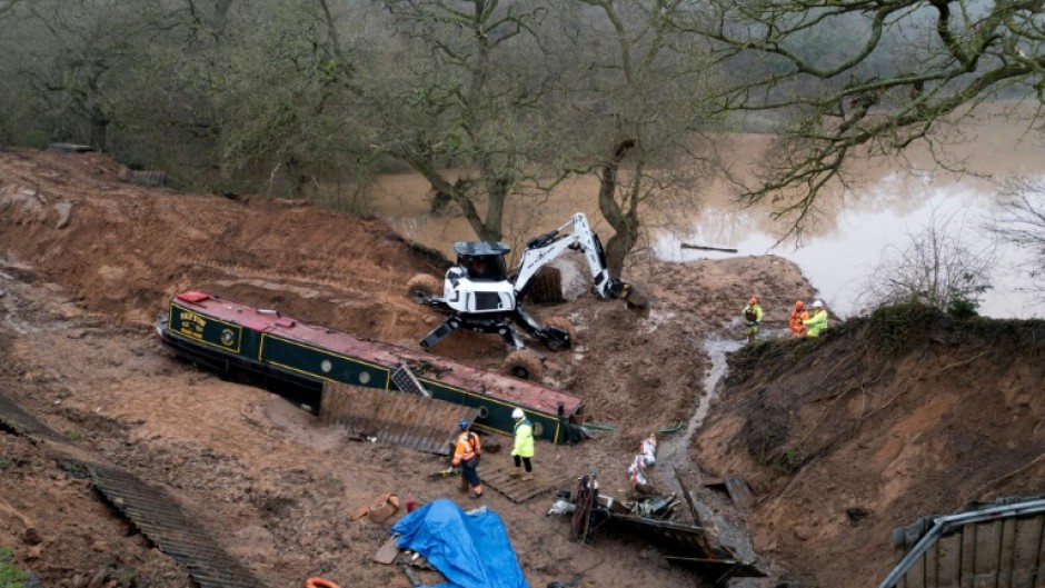 The breach happened on the Llangollen Canal at Whitchurch in Shropshire