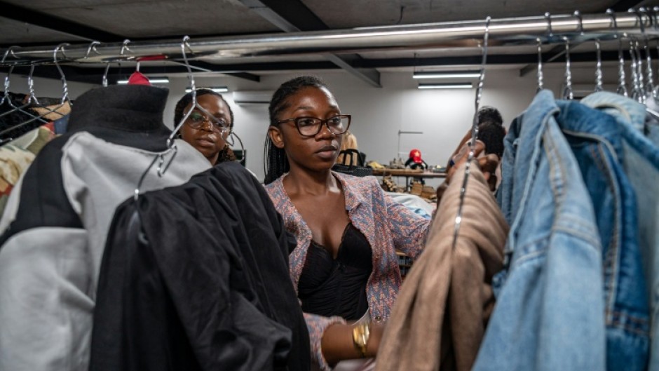 Benjamine Biloa, a 24-year-old Cameroonian designer, dreams of opening a 'haute couture house' in Yaounde