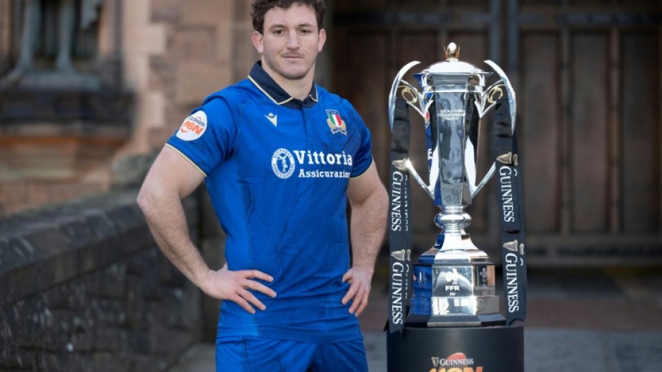 Italy captain Michele Lamaro is one of three players set to earn their 50th cap against Scotland